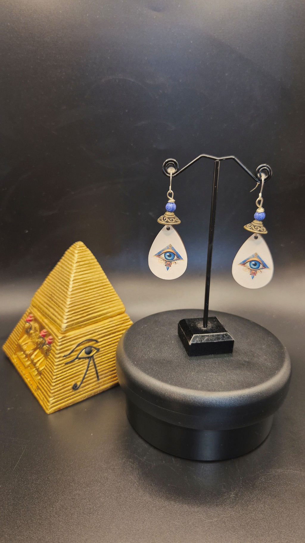 Mystic Eye Teardrop Earrings