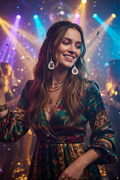 Disco Bunny Drop Earrings