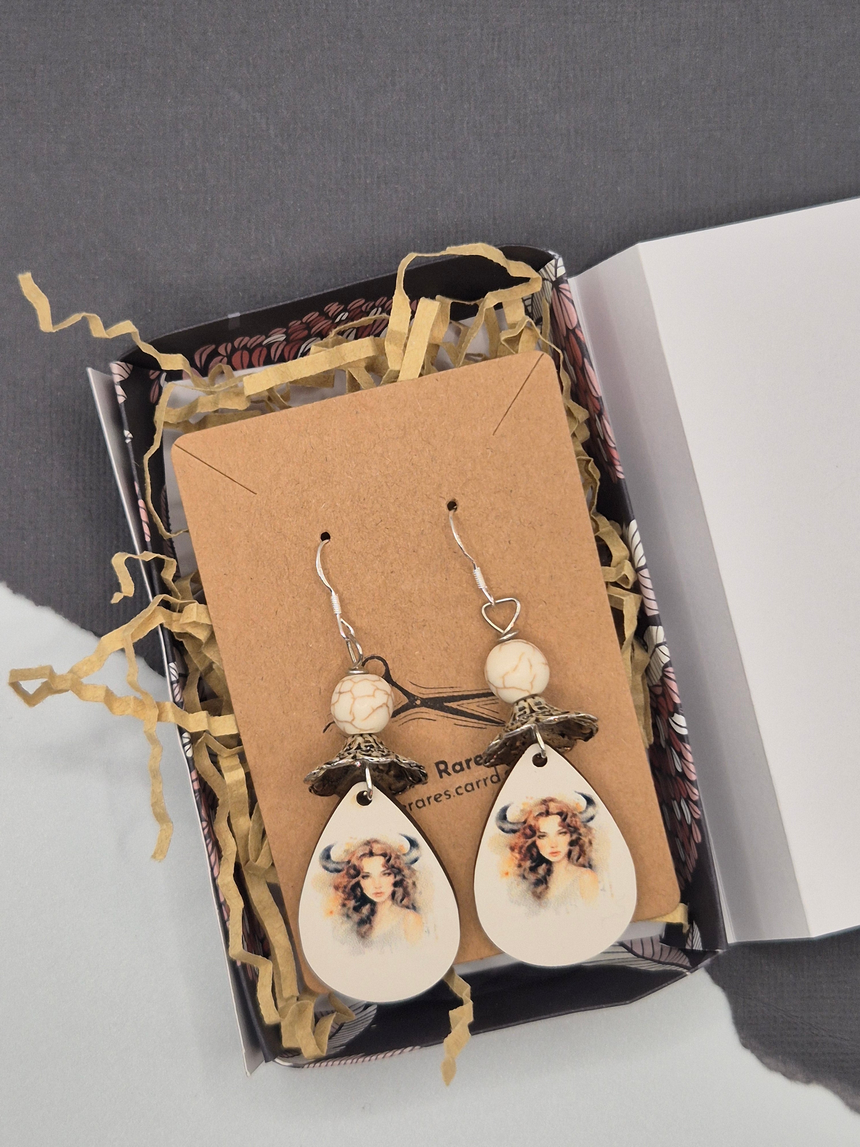 Celestial Muse Teardrop Earrings