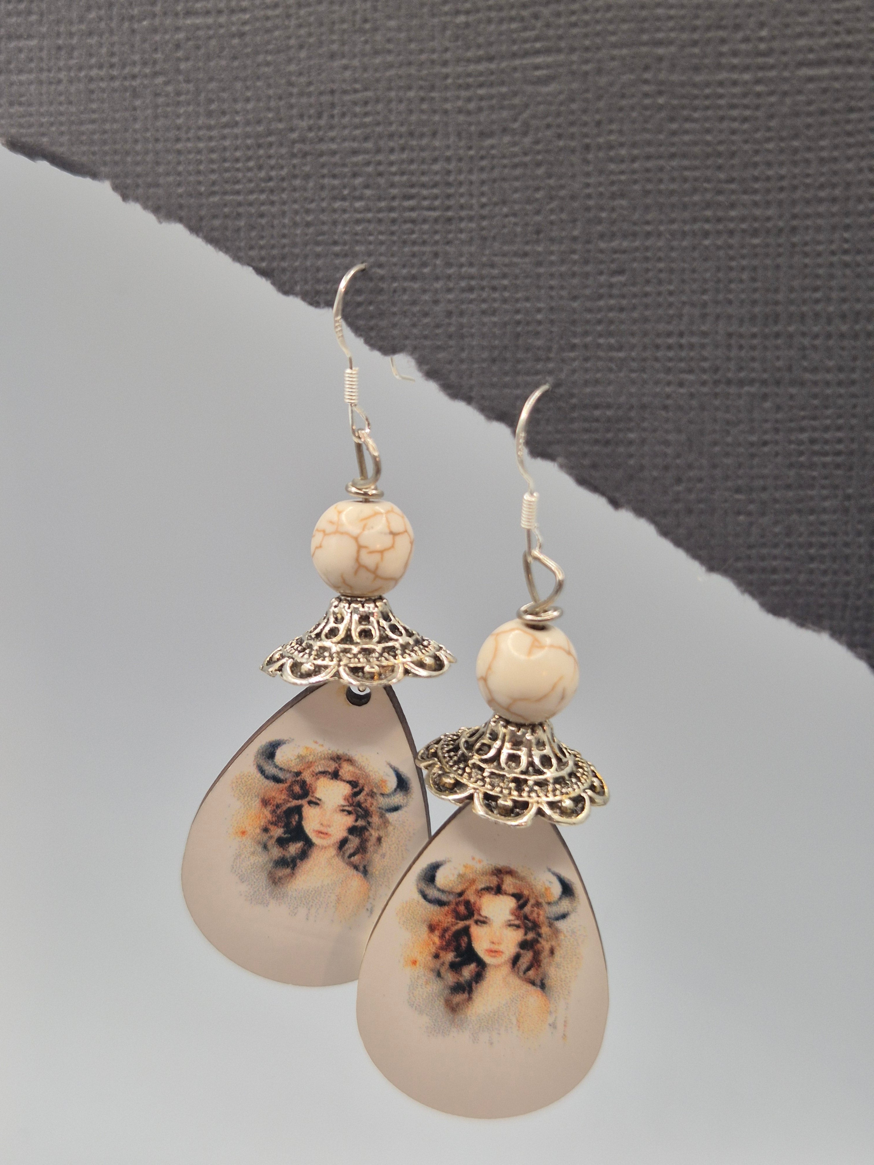 Celestial Muse Teardrop Earrings