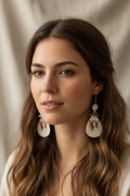 Celestial Muse Teardrop Earrings