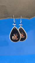 Indian Classical Dancer Teardrop Earrings