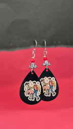 Rock 'n' Roll Dance Teardrop Earrings