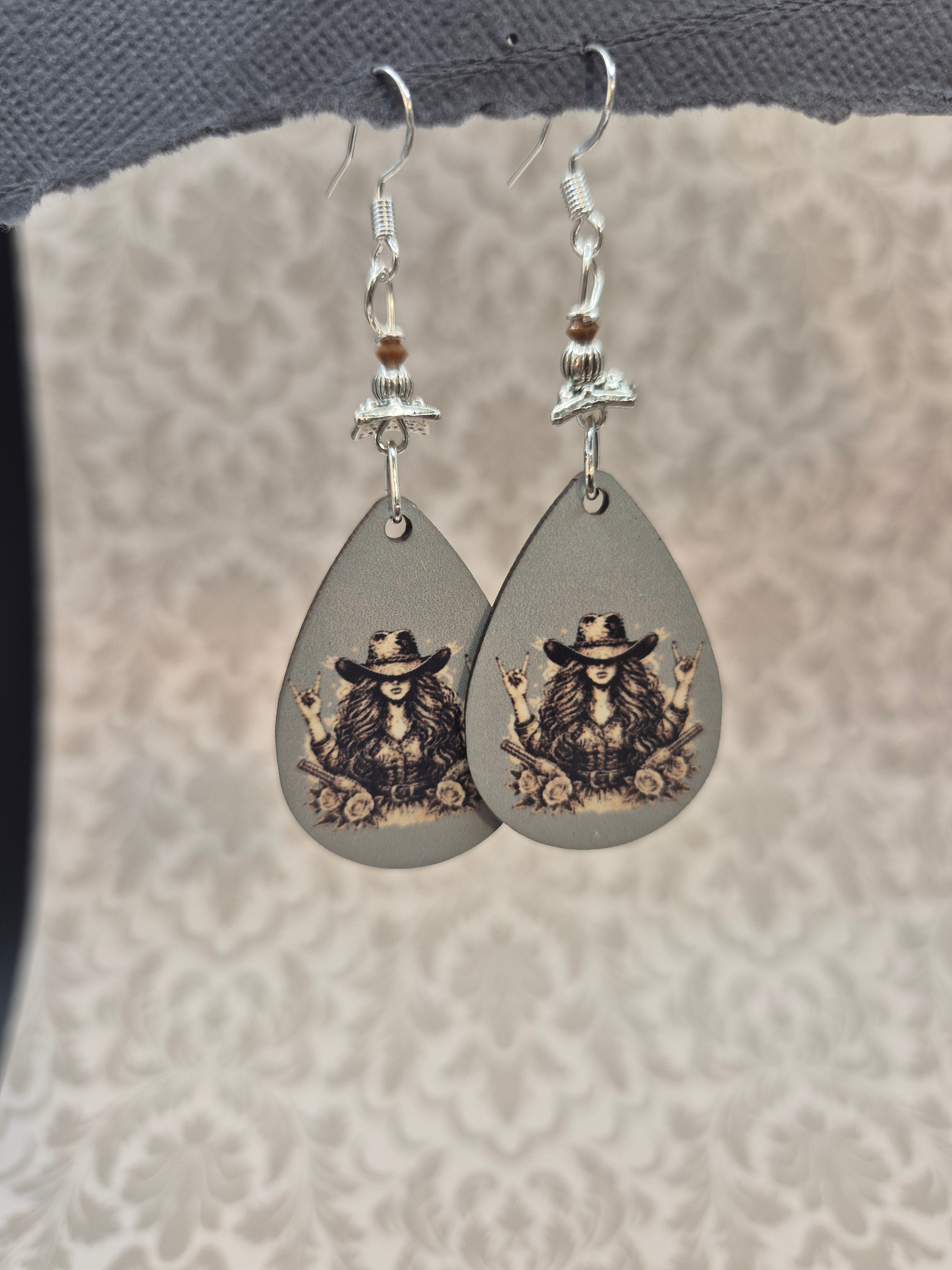 Rock 'n' Roll Cowgirl Drop Earrings