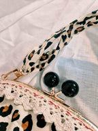 Leopard Print Heart Crossbody Bag