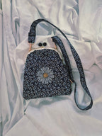 Midnight Daisy Crossbody Bag