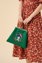 Cherry Girl Bag close-up hands