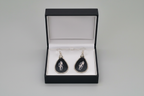 Earrings in a jewelry box