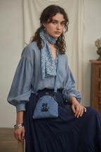 Midnight Cat Bag styled on model
