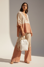 Pearl & Bamboo Fringe Bag studio lifestyle